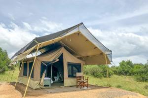 El edificio en el que está el tented camp