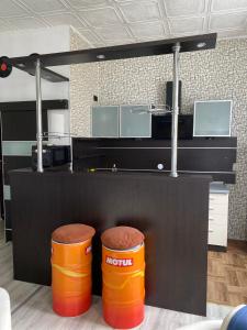 Kuchyňa alebo kuchynka v ubytovaní apartament stare-polesie