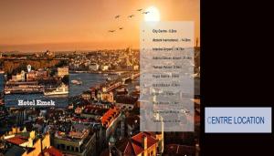 Nespecifikovaný výhled na destinaci Istanbul nebo výhled na město při pohledu z hotelu