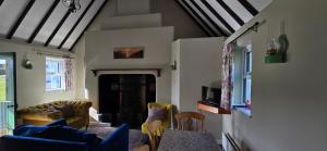 TV a/nebo společenská místnost v ubytování Wild Rowan Cottage - 2 Bedroom