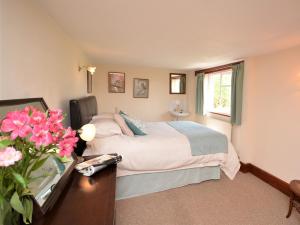 Ένα ή περισσότερα κρεβάτια σε δωμάτιο στο 2 Bed in Sidmouth BURSC