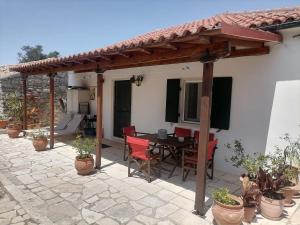 A patio or other outdoor area at Villa Elvira