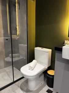 Koupelna v ubytování Studio AH715