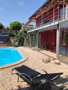 The swimming pool at or close to Apartmánový dom RED