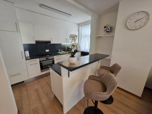 Kuchyň nebo kuchyňský kout v ubytování Hotel Surselva