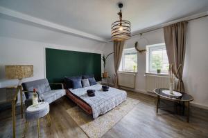 Voodi või voodid majutusasutuse GreenDesign toas