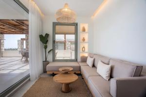 Χώρος καθιστικού στο Athoros Luxury Villas