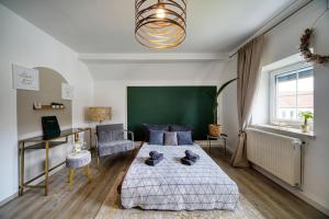 Voodi või voodid majutusasutuse GreenDesign toas