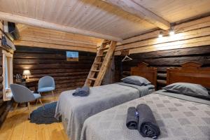 Postel nebo postele na pokoji v ubytování Noorendik