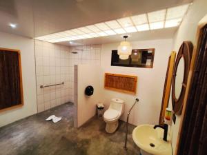 Koupelna v ubytování Ávita Lodge