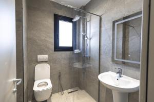 Koupelna v ubytování Siel Hotel
