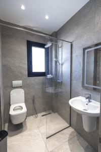 Koupelna v ubytování Siel Hotel