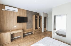 Postel nebo postele na pokoji v ubytování Siel Hotel