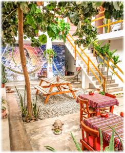 Zahrada ubytování ATMA Hostel & Yoga