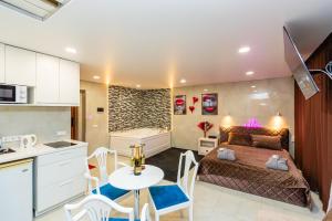 Posezení v ubytování Jacuzzi studios 777