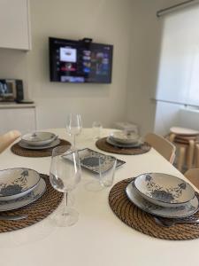 TV a/nebo společenská místnost v ubytování Casa Do Solar Castro Marim