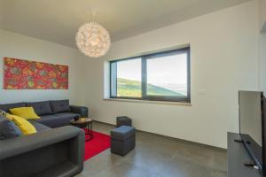 Televízia a/alebo spoločenská miestnosť v ubytovaní Villa Manus - Boutique Apartments