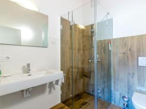 Kúpeľňa v ubytovaní Salzach Lodge
