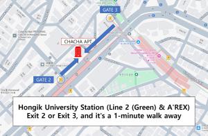 首尔Hongdae apartment 1min subway ChaCha Stay的相册照片