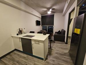 Una cocina o cocineta en Man Cave