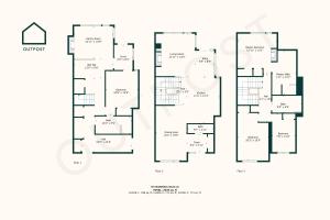 Fitzsimmons Walk 26 by Outpost Whistler 평면도