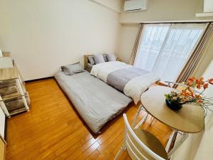 Posezení v ubytování 1 stop from the Nagoya Station area & Entire apartment