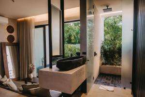 Vannituba majutusasutuses Esh Hotel