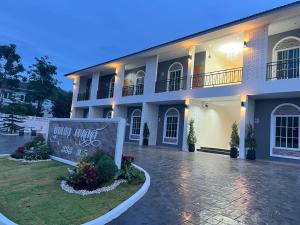 Bygningen som pensionatet ligger i