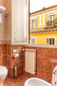 Koupelna v ubytování Hotel Miami