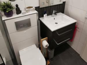 Koupelna v ubytování Ferienwohnung Hilde