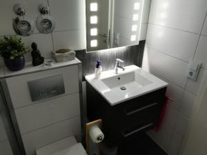 Koupelna v ubytování Ferienwohnung Hilde