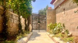 an entrance to a gate to a house with a stone wall at Casa Tua - Countryhouse- in Sorrento