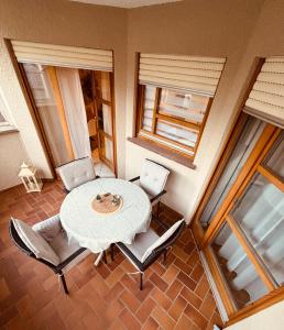 Χώρος καθιστικού στο Ferienwohnung De Lorenzi