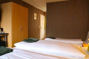 Letto o letti in una camera di Hotel Lakeview bei Interlaken