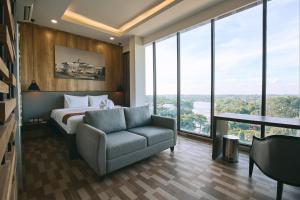 Un lugar para sentarse en Horison Ultima Sayaga Cibinong