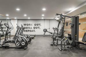 Posilňovňa alebo fitness centrum v ubytovaní ALEGRIA Palacio Mojacar - Adults Only