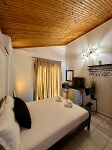Postel nebo postele na pokoji v ubytování jericho rooms