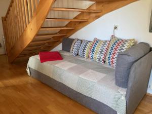 Posezení v ubytování Landhaus Bender Ferienwohnung mit Terrasse und Garten