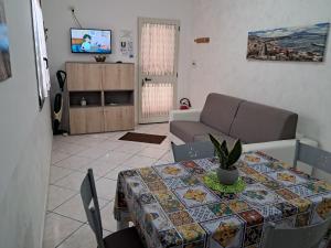 TV a/nebo společenská místnost v ubytování B&B Villa Rosa