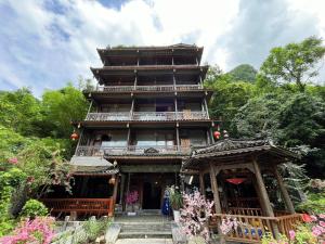 Aed väljaspool majutusasutust Yangshuo FlowerTree Courtyard - Traditional Chinese style