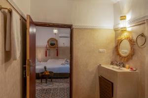 Voodi või voodid majutusasutuse Riad Mokha Mokha & Spa toas