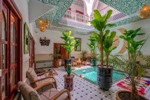 Bazén v ubytování Riad Mokha Mokha & Spa nebo v jeho okolí