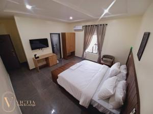 TV a/nebo společenská místnost v ubytování Victia Suite and Lounge