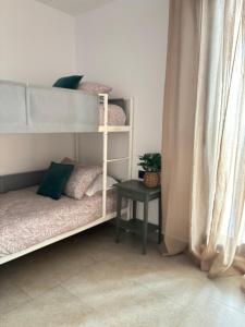 Postel nebo postele na pokoji v ubytování Apartamento a 200 m del mar