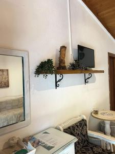 TV a/nebo společenská místnost v ubytování Villa Amy