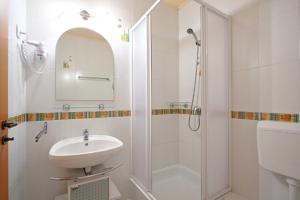 Koupelna v ubytování Levendula Apartman