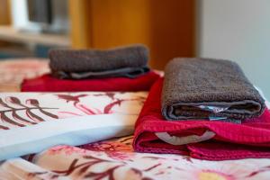 Postel nebo postele na pokoji v ubytování Ferienwohnung Cordula