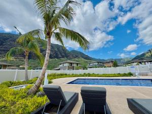 Nespecifikovaný výhled na hory nebo výhled na hory při pohledu z prázdninového domu