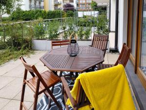 Balkon lub taras w obiekcie visit baltic - Rezydencja Sienkiewicza Loft przy plaży
