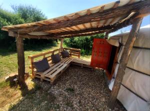 Zahrada ubytování DuVa mongolska yurta